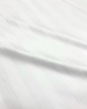Сатин-страйп цв.Белый (оптически отбел.) (2см*2см), ш.1.6м, хлопок-100%, 140гр/м.кв