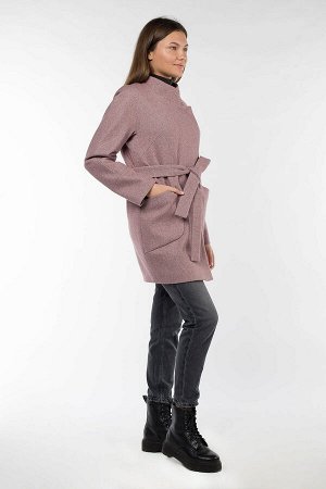 01-10050 Пальто женское демисезонное (пояс)