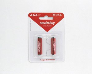 Батарейка ААА Smartbuy alkaline 3А02В блистер (2шт)