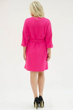 Платье Ткань: Милано
Цвет: Розовый
Год: 2020
Страна: Россия
Платье с длинным спущенным рукавом, свободного прямого силуэта, с поясом.
44 р-р: длина по спинке - 93 см, длина рукава от горловины - 59 см