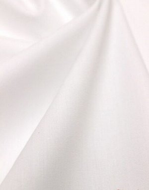 Перкаль Премиум цв. белый (оптически отбеленный), ш.1,5м, хлопок-100%, 115 гр/м.кв