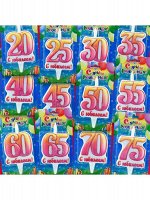 СВЕЧА ТОРТОВАЯ 25 ЮБИЛЕЙНАЯ