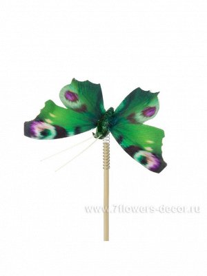 Бабочка Auralia на вставке 8 х 50 см цвет Зеленый Арт.К40597