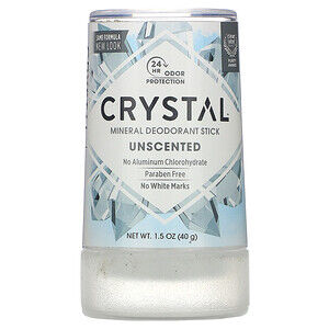 Crystal Body Deodorant, минеральный дезодорант-карандаш, без запаха, 40 г