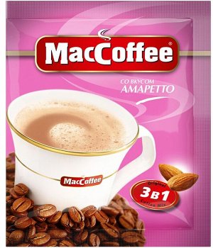 Кофе "MacCoffee" 3 в 1 Амаретто 18г*25шт