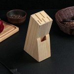 Подставка для ножей, 11х6х20 см, дерево