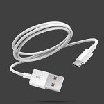 Кабель зарядный с USB на Type-C 1м, белый 3A