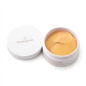 Гидрогелевые патчи с золотом и коллагеном BeauuGreen Collagen&Gold Hydrogel Eye Patch, 60шт