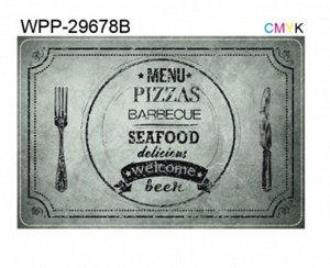 Салфетка сервировочная "Delicious menu" 45х30см