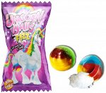 Карамель леденцовая &quot;Unicorn balls&quot; (Яйца Единорога) 5 гр. кислые FINI Испания