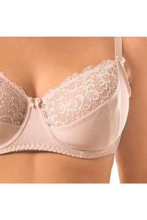 Бюстгальтер Lisse Lingerie М-007 серебристый_пион