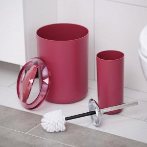 Набор аксессуаров для ванной комнаты «Тринити», 6 предметов, цвет сиреневый