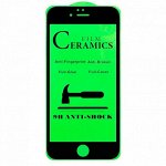 Защитное стекло Ceramics iPhone 7Plus/8Plus (черный)