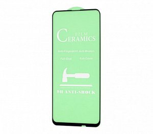 Защитное стекло Ceramics Samsung A11/M11 (черный) 9D тех.упаковка