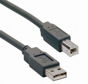 Кабель для принтера USB2.0 A--> B 3,0м серый в пакете (K-530)