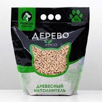 Наполнитель древесный &quot;Пижон&quot; Premium White, белые пеллеты, 5 л