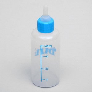 Набор для вскармливания DIIL, бутылочка 60 мл, с 4 сосками и ершиком, микс цветов