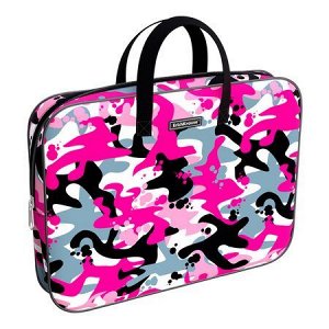 Сумка-планшет с ручками А4+ "Pink Camo" ширина 7 см 52668 Erich Krause {Россия}