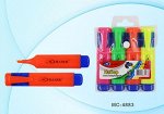Набор текстовыделителей 4цв флуоресцентные МС-4883 Basir {Китай}