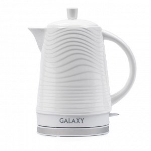 Чайник Galaxy GL 0508 (6шт) Чайник электрический 1400 Вт, объем 1,9 л, скрытый нагревательный элемент керамический корпус, автоотключение при закипании и отсутствии воды, указатель  максимального уров