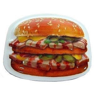 Магнит Гамбургер с салом
