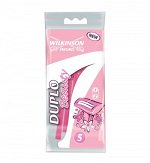 Одноразовый станок Wilkinson Schick   DUPLO Beauty женский (5 шт.),  W301523600