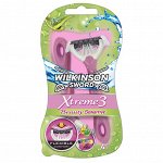 Wilkinson Schick Однораз.станок Xtreme3 Beauty SENSITIVE (3+1 шт) увл.полоса, плав.головка, 7001714Е