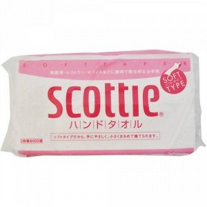 Полотенца бумажные для кухни Crecia "Scottie" двухслойные 100 шт / 60