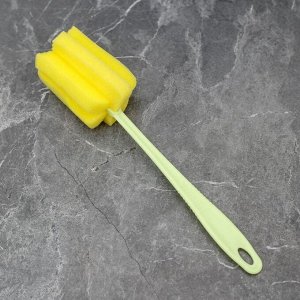 Ёршик для посуды «Тюльпан», 24x5 см, цвет МИКС