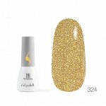 Гель-лак TNL 8 Чувств Mini №324 - золотой звездопад (3,5 мл.)