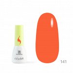 Гель-лак TNL 8 Чувств Mini №141 - оранжевая глазурь (3,5 мл.)