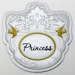 Светоотражающая нашивка Узоры 45 х 45 мм &quot;Princess&quot;