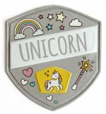 Светоотражающая нашивка Щит 45 х 40 мм &quot;Unicorn&quot; (уп. 10 шт.)