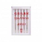 Иглы &quot;ORGAN&quot; арт. 130/705Н для трикотажа (JERSEY) №90 для БШМ (5 игл)