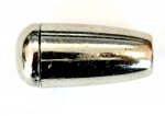 Наконечник металлик арт. 3870 с крышкой 9х17 мм никель