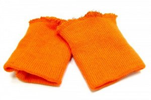 Манжеты трикотажные для детской одежды № 461 ДС оттенок оранжевого 8 х 6 см (уп. 10 пар) (оранжевые)