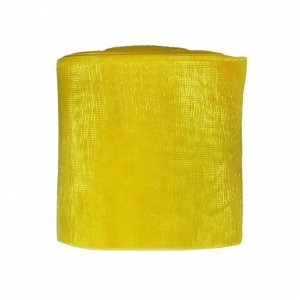 Лента "Органза" арт. С 3628 № 030 ДС жёлтый шир. 80 мм