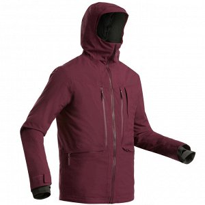 Куртка горнолыжная для фрирайда мужская бордовая FR 500 WEDZE