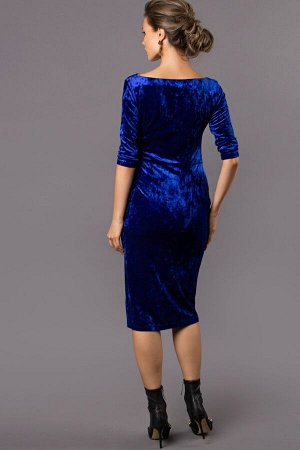 Платье Эшли цвет сапфир (П-184-3)