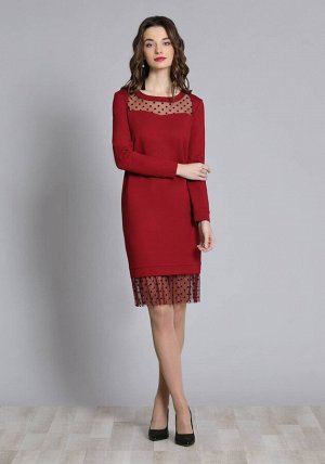 Платье Платье Galean Style 620 
Состав ткани: Вискоза-50%; ПЭ-48%; Спандекс-2%; 
Рост: 164 см.

Длина изделия/рукав: 100 см/62 см