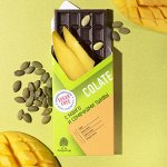 Шоколад без сахара с манго и тыквой / 25 г