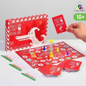Настольная игра на объяснение слов «Новогодний суперкрокодил», 100 карт