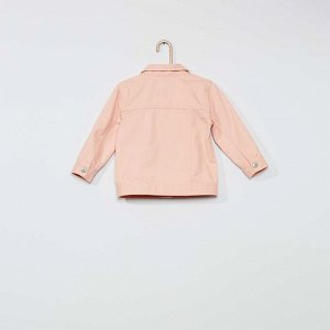 Пиджак из твила - розовый