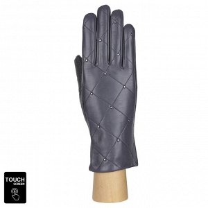 Перчатки, комбинированная кожа, FABRETTI 3.26-9 grey