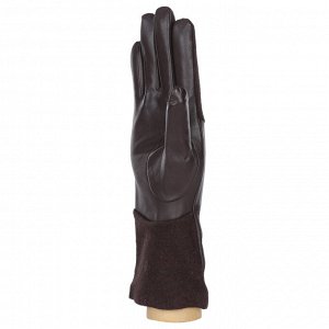 Перчатки, комбинированная кожа, FABRETTI 33.5-2 brown