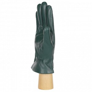 Перчатки жен. 100% нат. кожа (ягненок), подкладка: шерсть, FABRETTI 12.77-15 green