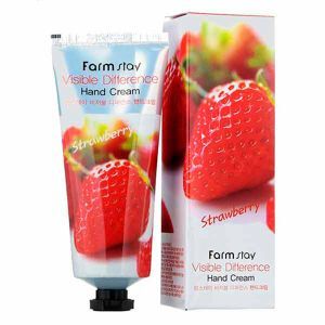 [Farmstay] Visible Difference Hand Cream "Strawberry" - Крем для рук, 100 г