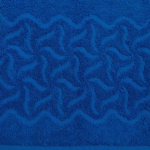 Полотенце махровое «Радуга» 100х150 см, цвет синий
