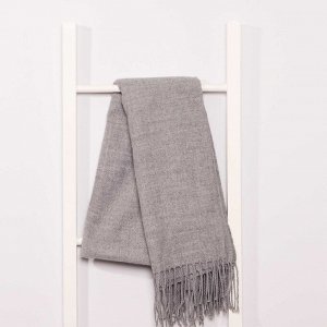 Однотонный шарф - серый