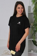 Футболка “Стоп корона” черная